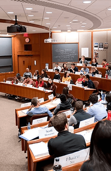 Students in a lecture hall